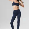High-Waist Airlift Legging - Azul marino