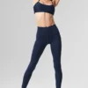High-Waist Airlift Legging - Azul marino