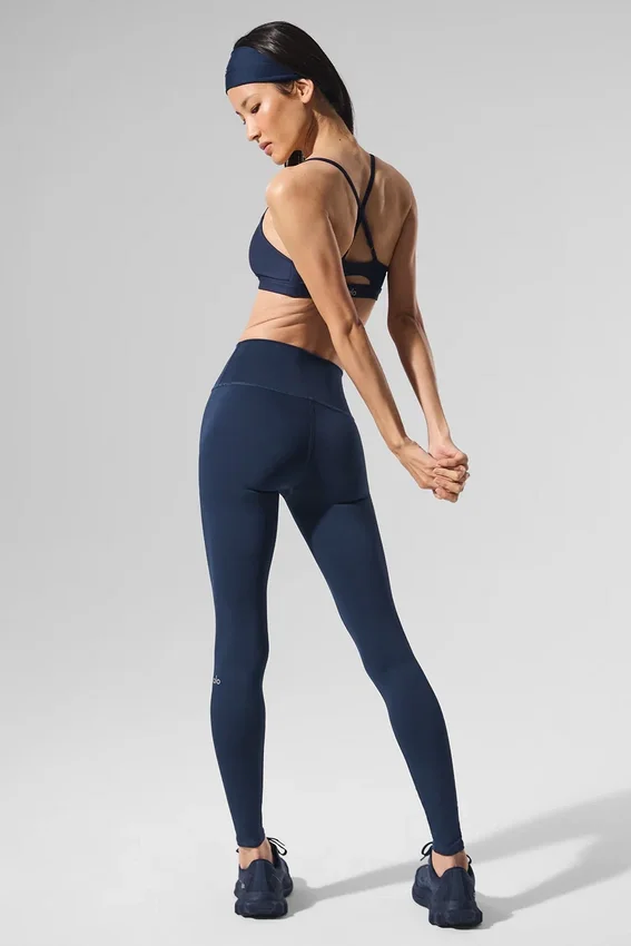 High-Waist Airlift Legging - Azul marino