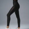 High-Waist Airlift Legging de la colección Mesh — Negro