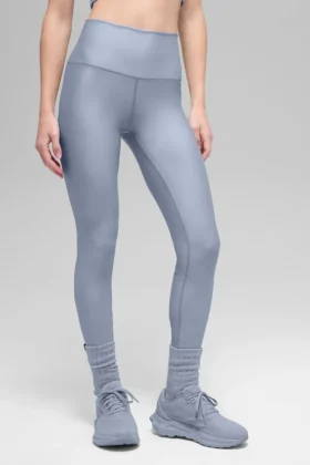 High-Waist Airlift Legging - Escarcha invernal