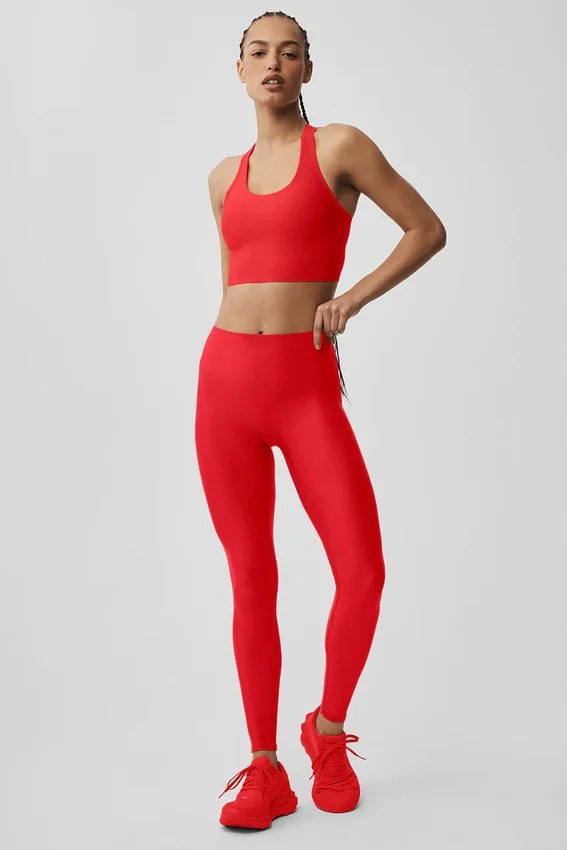 High-Waist Airlift Legging - Rojo brillante