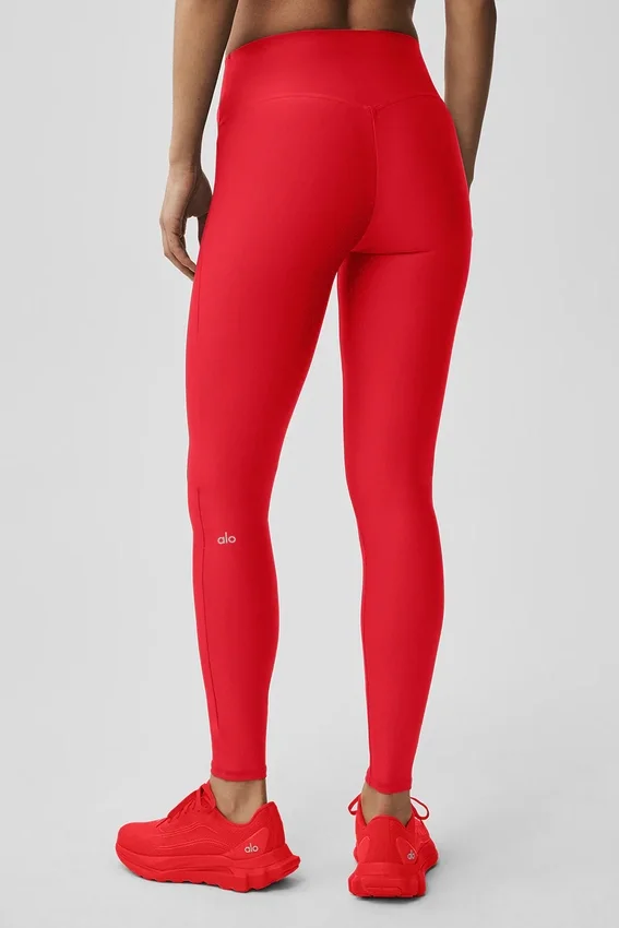 High-Waist Airlift Legging - Rojo brillante