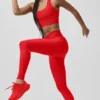 High-Waist Airlift Legging - Rojo brillante