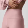 High-Waist Airlift Legging - Rosa vintage