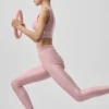 High-Waist Airlift Legging - Rosa vintage/Blanco