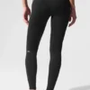 High-Waist Airlift Leggings «Suit Up» - Negro/Blanco