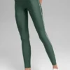 High-Waist Airlift Leggings «Suit Up» — Verde trébol/Blanco