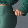High-Waist Airlift Leggings Winter Warm - Winter Ivy