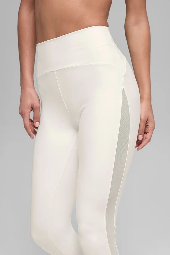 High-Waist Airlift Mesh Infatuation Leggings - Marfil