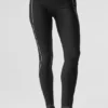 High-Waist Airlift Redefine Leggings - Negro/Blanco