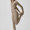 High-Waist Airlift Sleek Leggings - Gravel