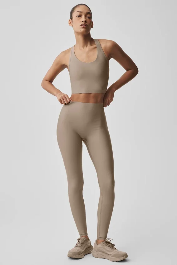 Camiseta de tirantes con sujetador Airlift Super Sleek - Grava