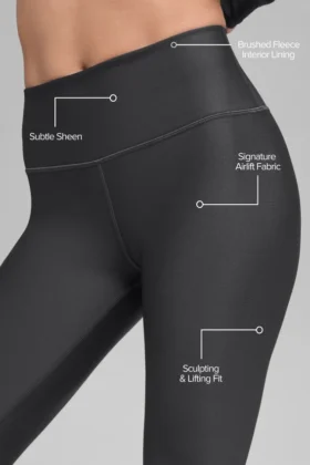 High-Waist Airlift Winter Warm Legging – Antracita