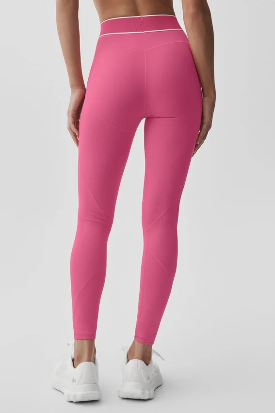 High-Waist Alo Softsculpt «Amp It up» Leggings - Rosa Paraíso