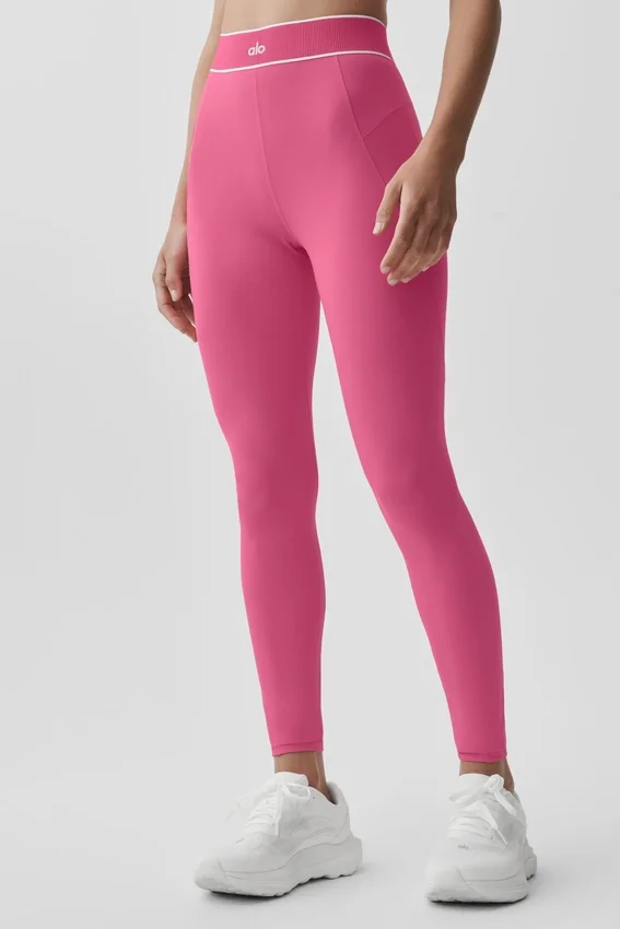 High-Waist Alo Softsculpt «Amp It up» Leggings - Rosa Paraíso