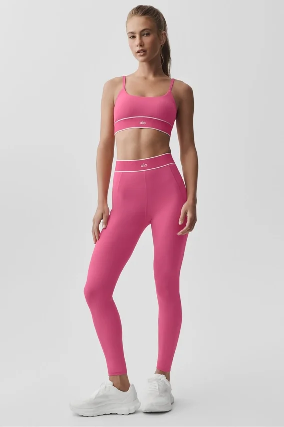 High-Waist Alo Softsculpt «Amp It up» Leggings - Rosa Paraíso