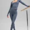 High-Waist Alo Softsculpt Leggings - Bluestone