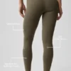High-Waist Alo Softsculpt Leggings - Olive Tree