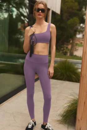 High-Waist Alo Softsculpt Leggings - Plum Kiss
