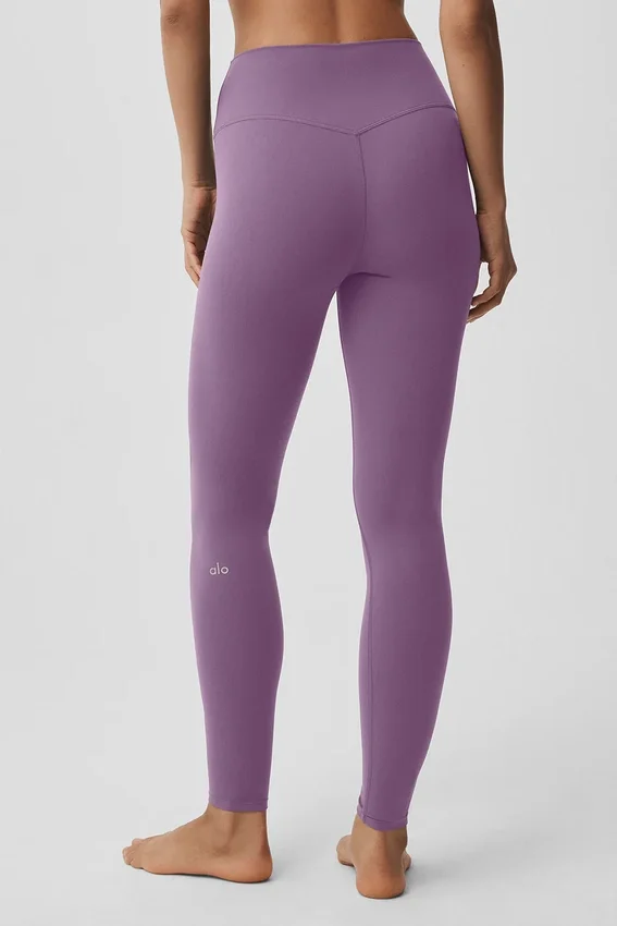 High-Waist Alo Softsculpt Leggings - Plum Kiss