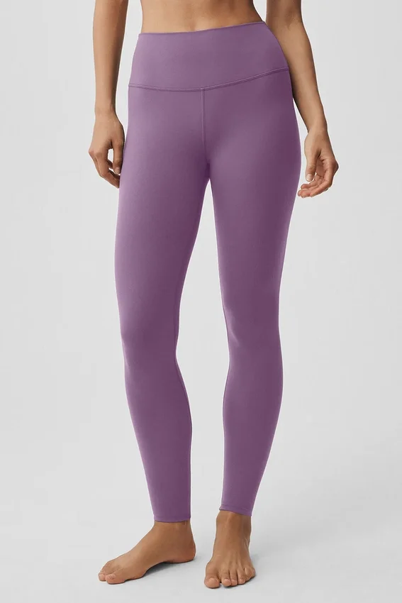 High-Waist Alo Softsculpt Leggings - Plum Kiss