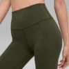 High-Waist Alo Softsculpt Leggings - Verde oliva