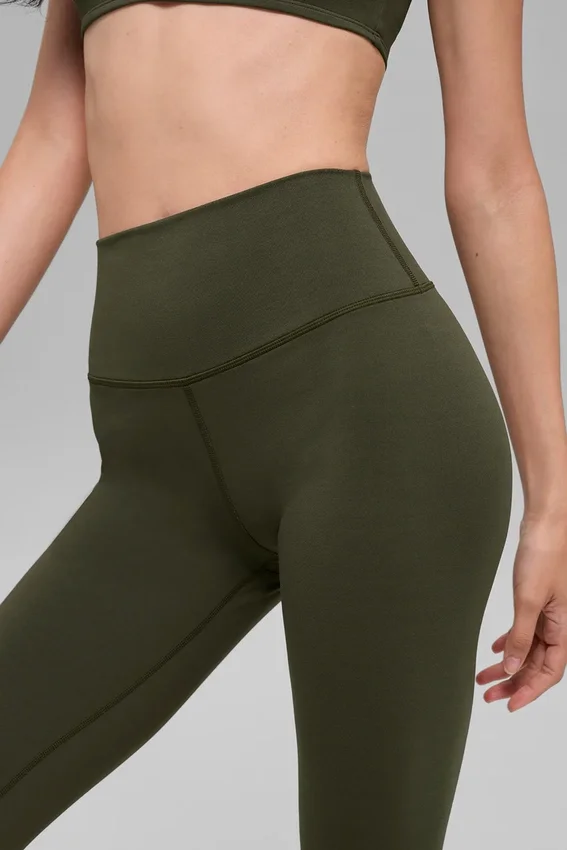 High-Waist Alo Softsculpt Leggings - Verde oliva