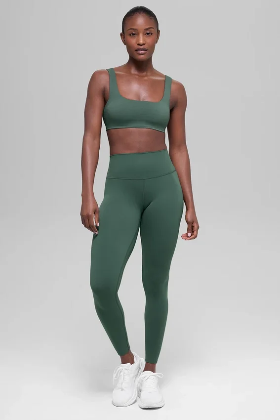 High-Waist Alo Softsculpt Leggings - Verde trébol