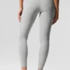 High-Waist Alosoft 7/8 «Better Together» - Gris jaspeado deportivo