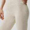 High-Waist Alosoft 7/8 Highlight Leggings - Gris avena jaspeado