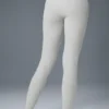 High-Waist Alosoft Lounge Leggings - Gris jaspeado deportivo