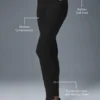 High-Waist Alosoft Lounge Leggings — Negro