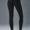 High-Waist Alosoft Lounge Leggings — Negro