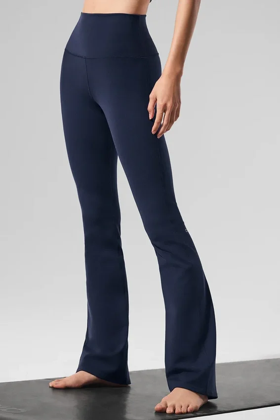 High-Waist Bootcut Legging - Navy