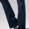 High-Waist Bootcut Legging - Navy