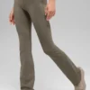 High-Waist Bootcut Leggings Airbrush - Cacao claro
