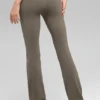 High-Waist Bootcut Leggings Airbrush - Cacao claro
