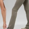 High-Waist Bootcut Leggings Airbrush - Cacao claro