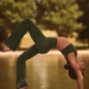 High-Waist Bootcut Leggings Alo Softsculpt – Verde oliva