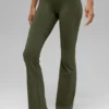 High-Waist Bootcut Leggings Alo Softsculpt – Verde oliva