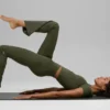 High-Waist Bootcut Leggings Alo Softsculpt – Verde oliva
