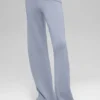 High-Waist Cashmere Wool New Class Wide Leg Pant - Winter Frost