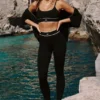 High-Waist High-Waist Leggings «Amp It up» de Alo Softsculpt — Negro