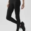 High-Waist High-Waist Leggings «Amp It up» de Alo Softsculpt — Negro