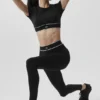 High-Waist High-Waist Leggings «Amp It up» de Alo Softsculpt — Negro