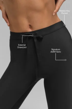 High-Waist Light Speed Leggings de Airlift – Negro