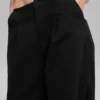 High-Waist Main Character Wide Leg Trouser - Black