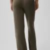 High-Waist New Class de pierna ancha, de lana y cachemira - Olive Tree