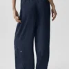 High-Waist semitransparente «Golden Hour» - Azul marino